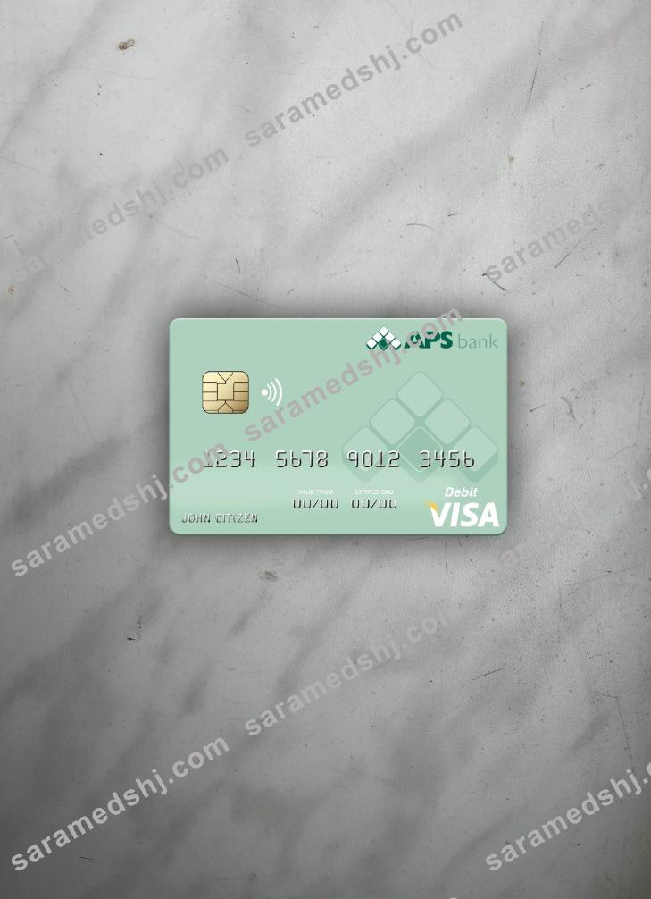 Malta APS Bank Limited visa debit card photolook front